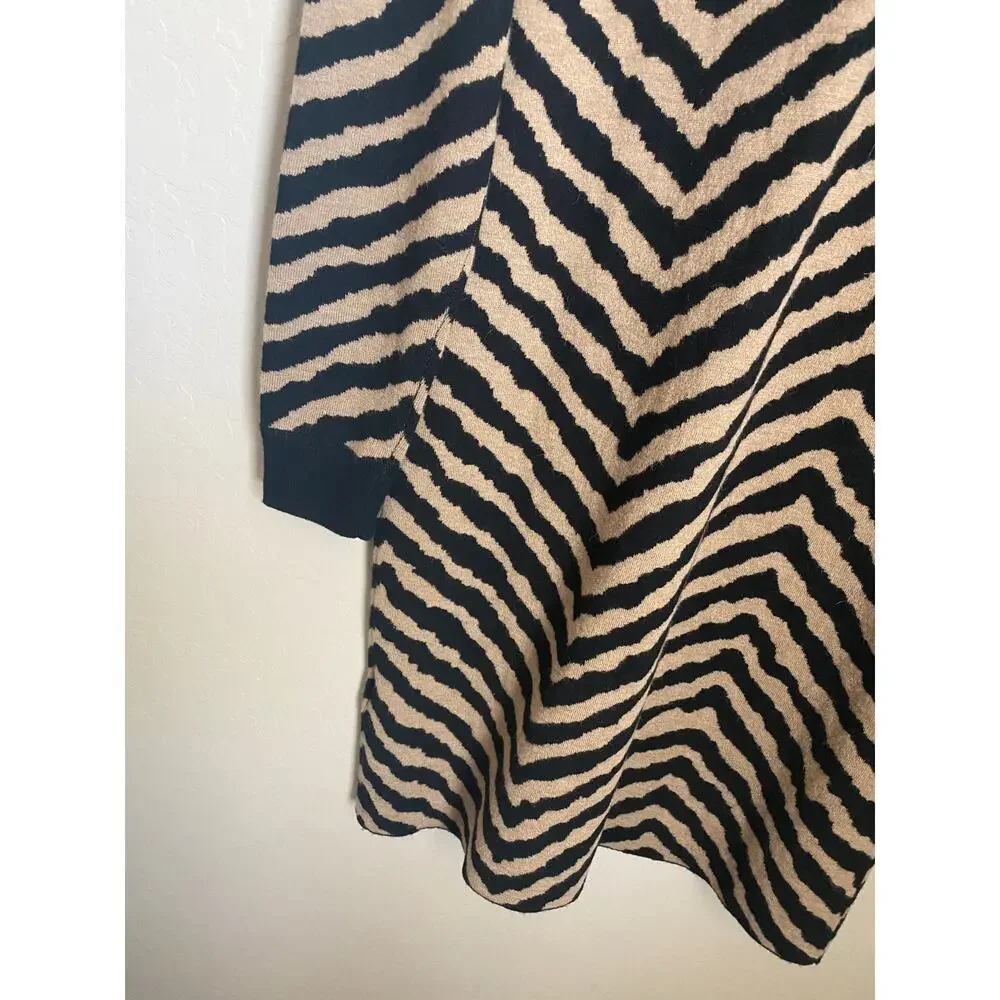 BOSS Fadrella Chevron Long‎ Sleeve Shift Sweater Dress